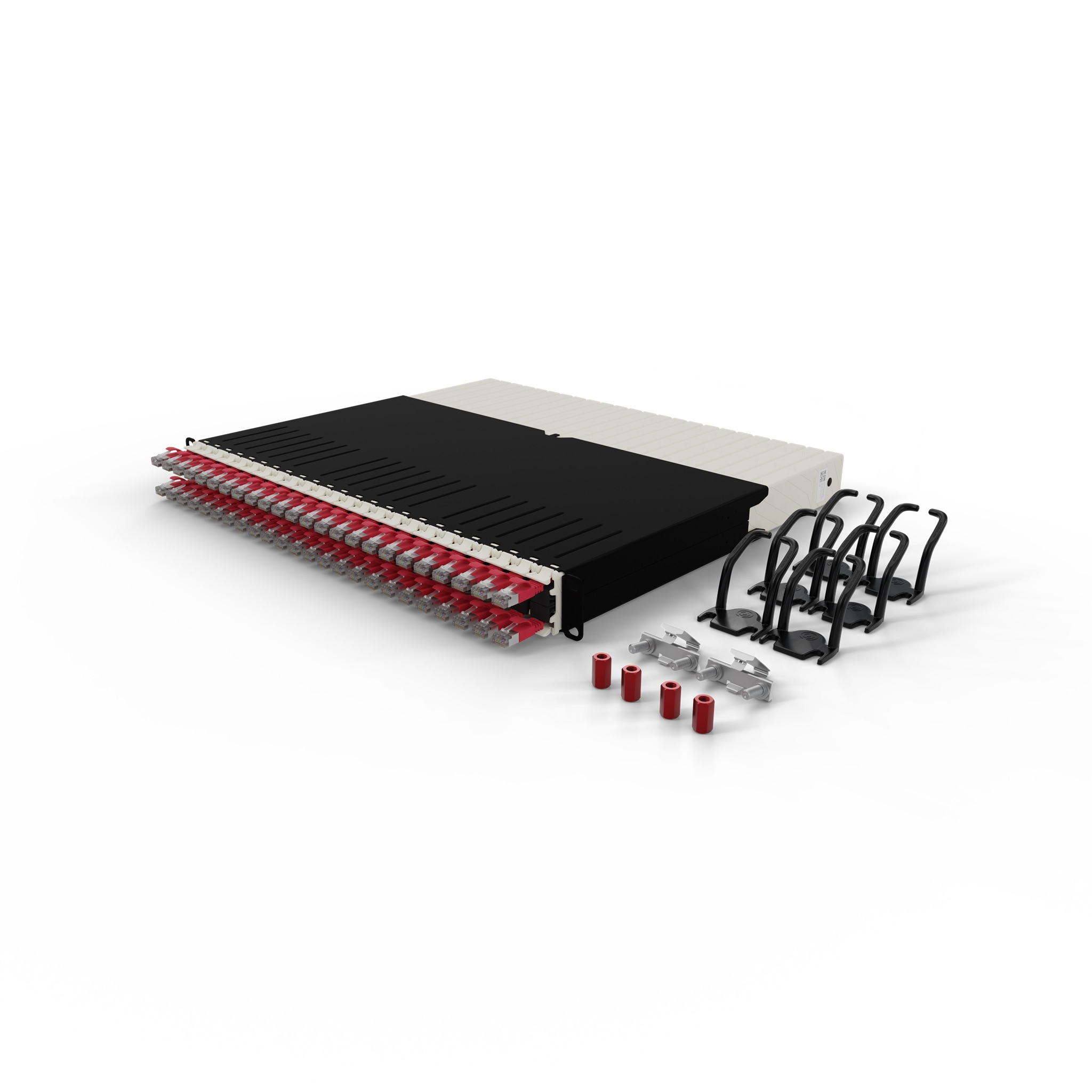 Patchbox PONEX8STPRD patchbox.one / 8RU / STP / Red